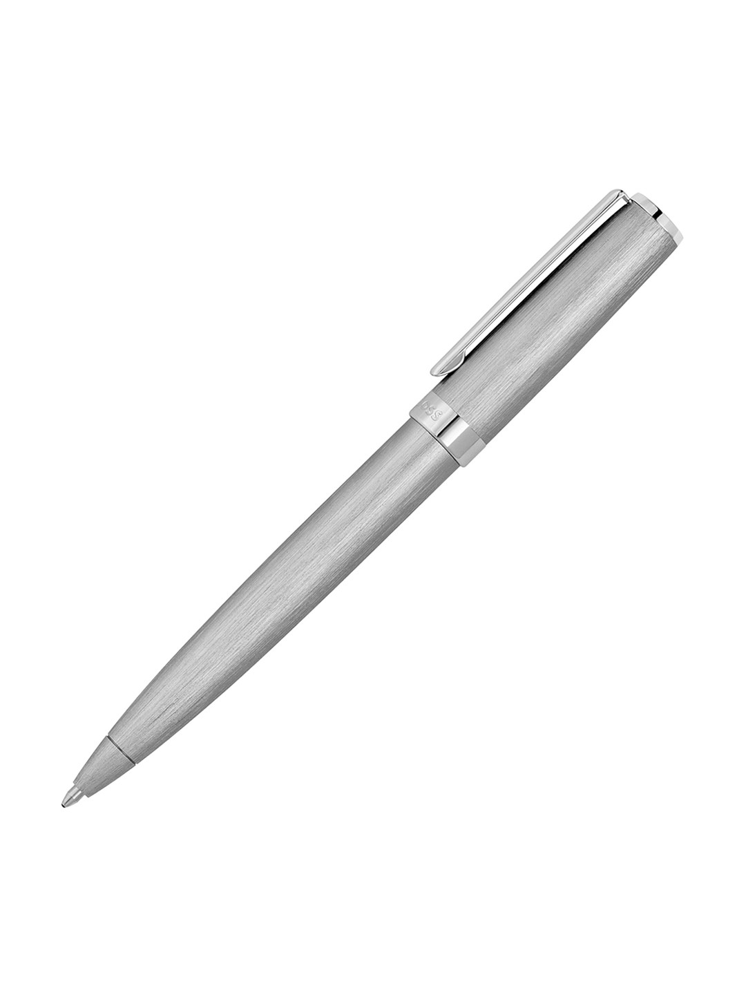 Hugo Boss Gear Brushed Matte Finish Chrome Ball Pen