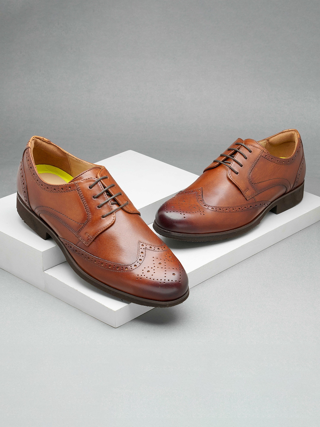 Buy Florsheim Men Perforated Leather Formal Brogues Formal Shoes for Men 25764506 Myntra