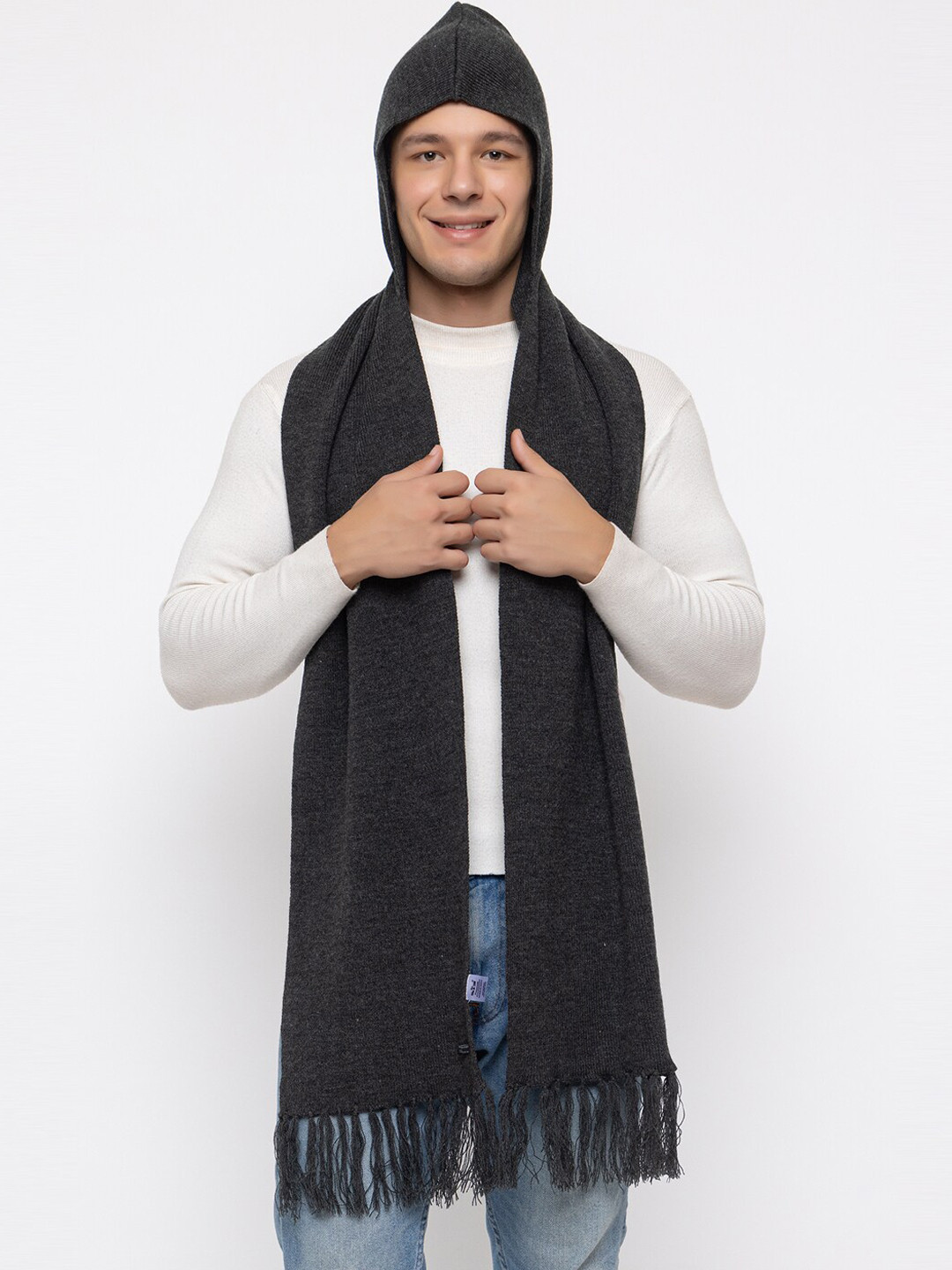 513  Acrylic Lightweight Muffler With Attached Cap