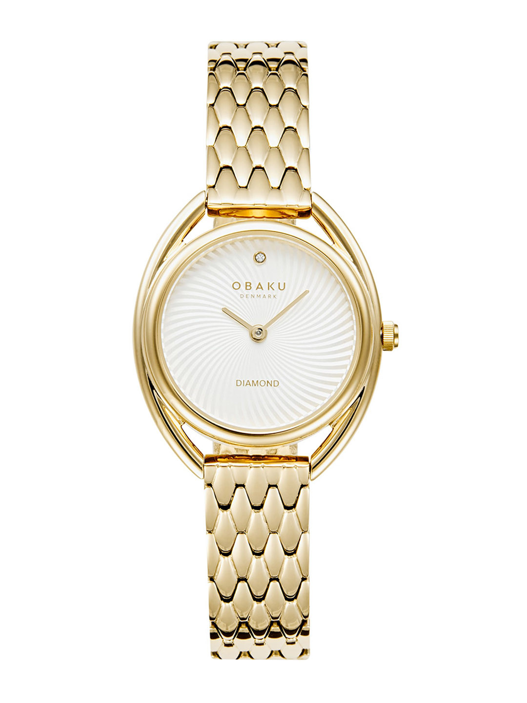 Obaku Juvel Cider Women Stainless Steel Bracelet Style Straps Analogue Watch V286LXGISG