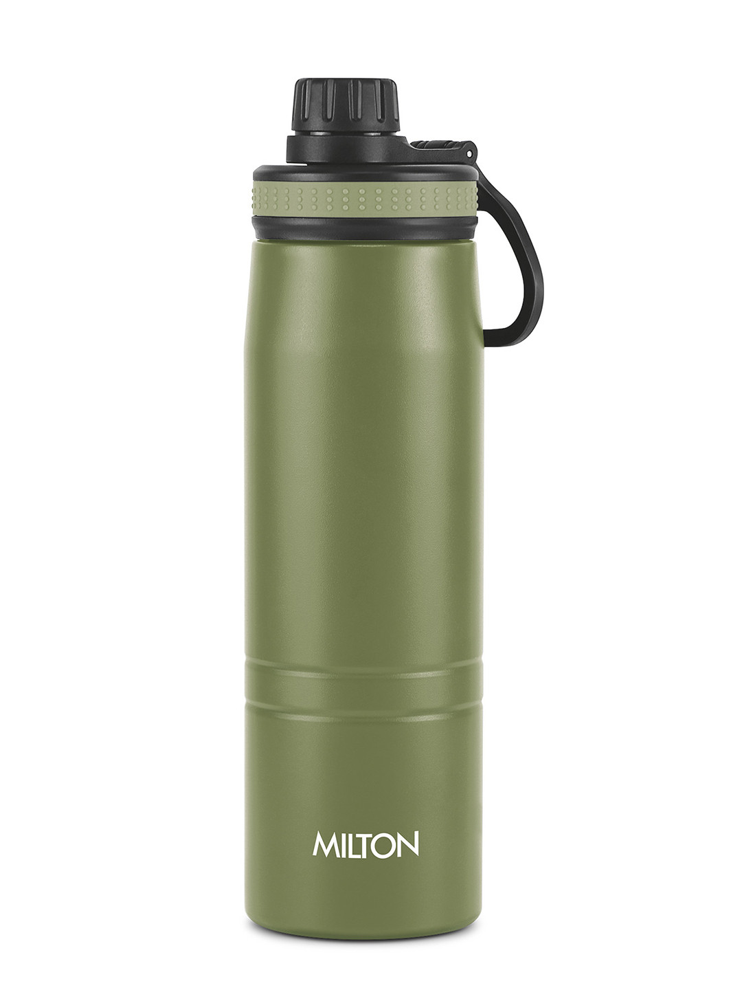 Milton Sparkle 600 Military Green Thermosteel Insulated Water Bottle 620 ml