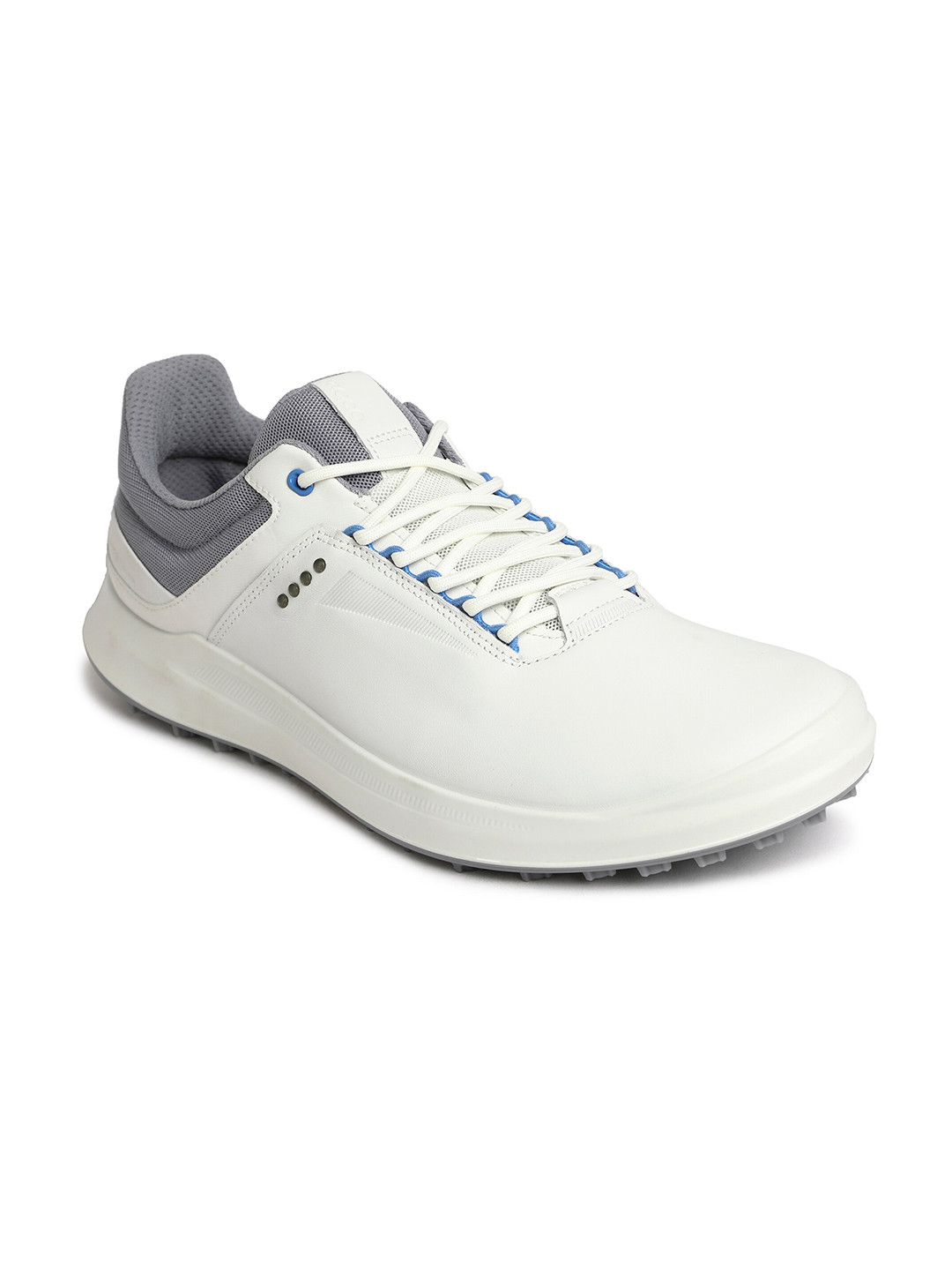 ECCO Men Core White Leather Regular Golf Shoes