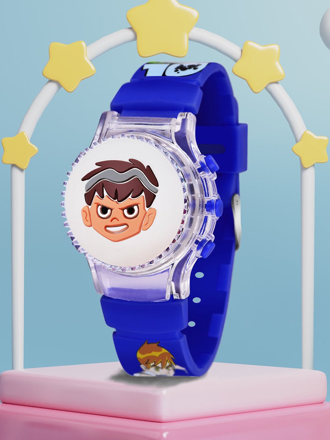 Shocknshop Kids Dial & Analogue Multi Function Watch WCH101 Blue Ben10