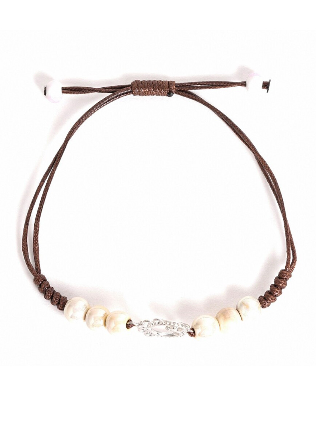 EL REGALO Unisex Stone Studded & Beaded Multistrand Bracelet