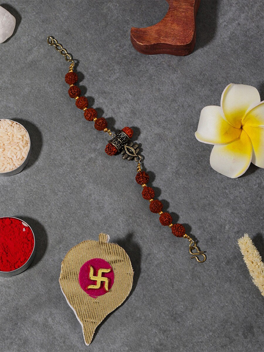 EL REGALO Unisex Wood Charm Bracelet