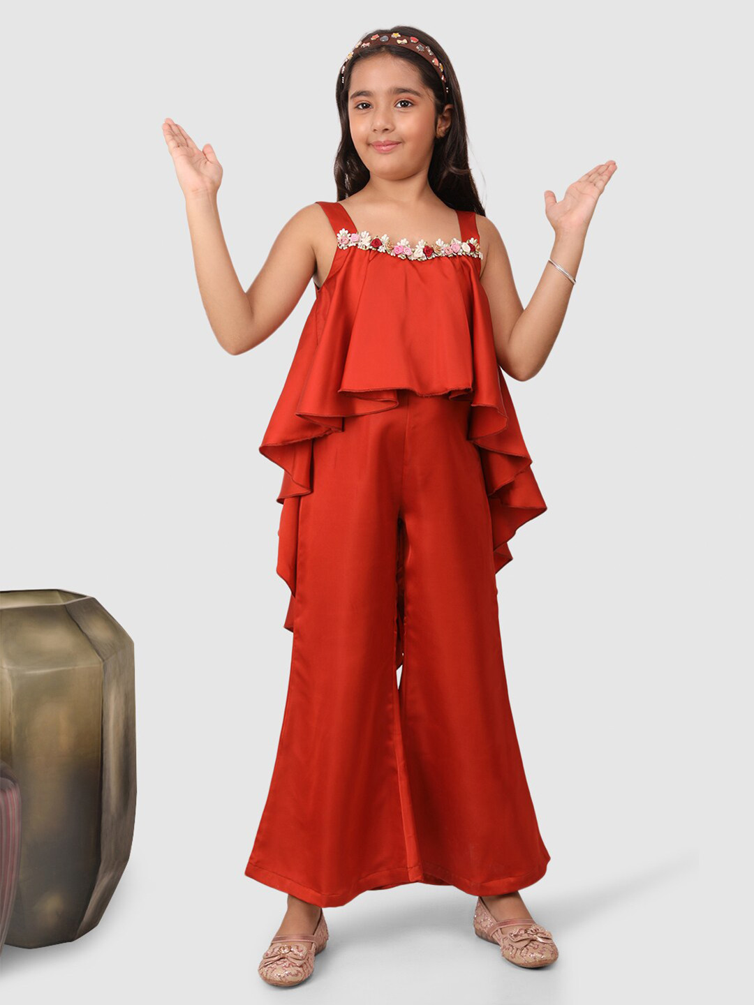 Jelly Jones Girls Sleveless Modal Basic Jumpsuit