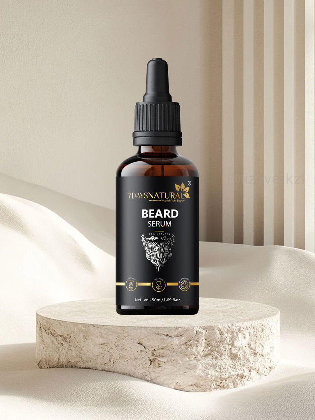 7DAYSNATURAL Feel Of Nature Beard Growth Serum - 50ml