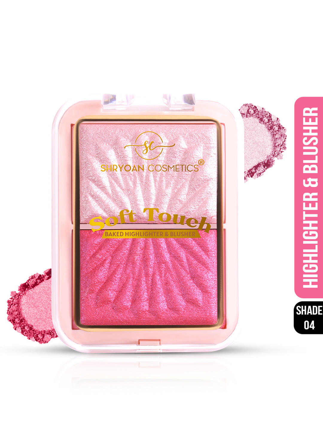 SHRYOAN Soft Touch Backed Highlighter & Blush - 04