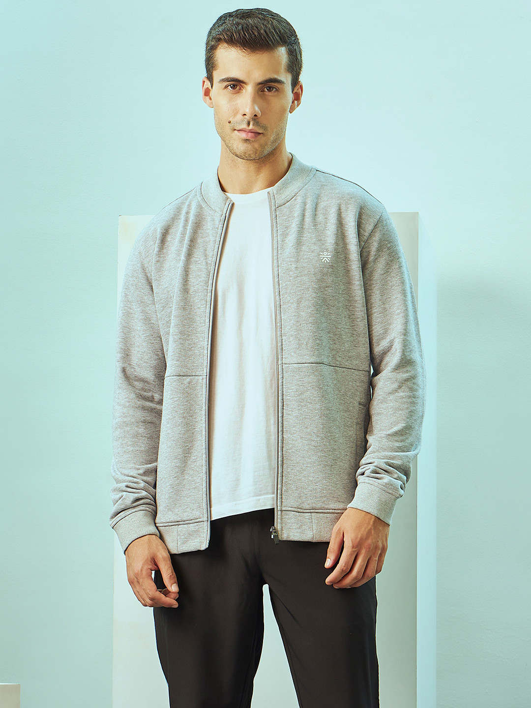 CULT Panelled Zip Front Sweatshirt