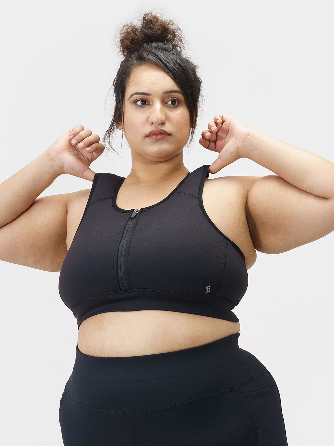 SPIRIT ANIMAL Plus Size Full Coverage Moisture Wicking High Support Workout Bra