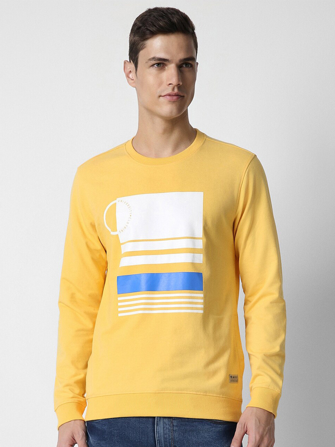 PETER ENGLAND UNIVERSITY Graphic Printed Sweatshirt