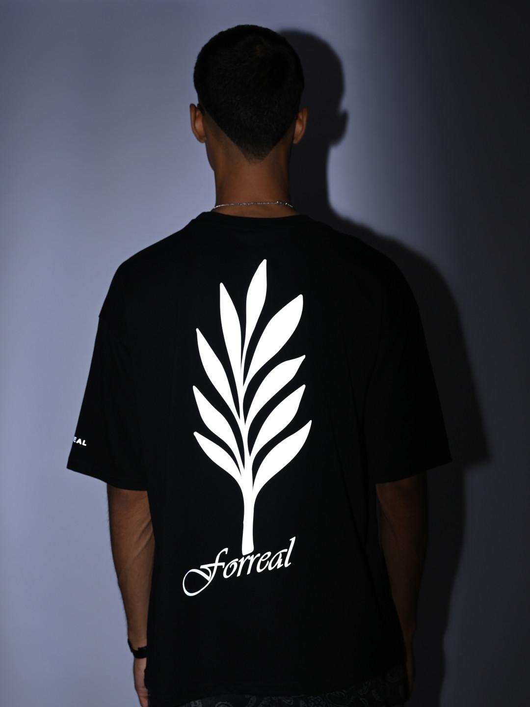 OG For Real Graphic Printed Drop-Shoulder Sleeves Cotton Oversized T-shirt