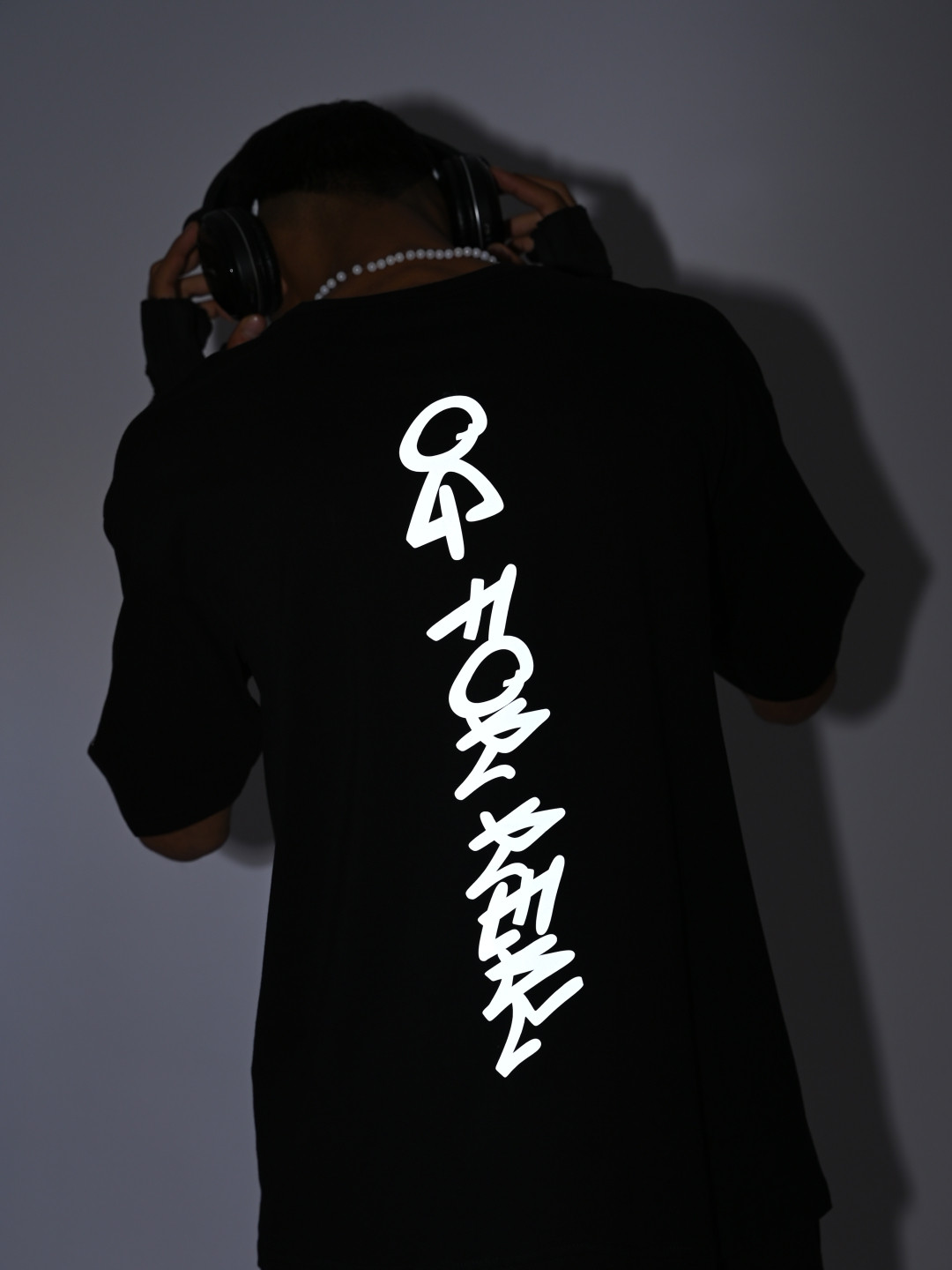 OG For Real Typography Printed Drop-Shoulder Sleeves Pure Cotton Oversized T-shirt