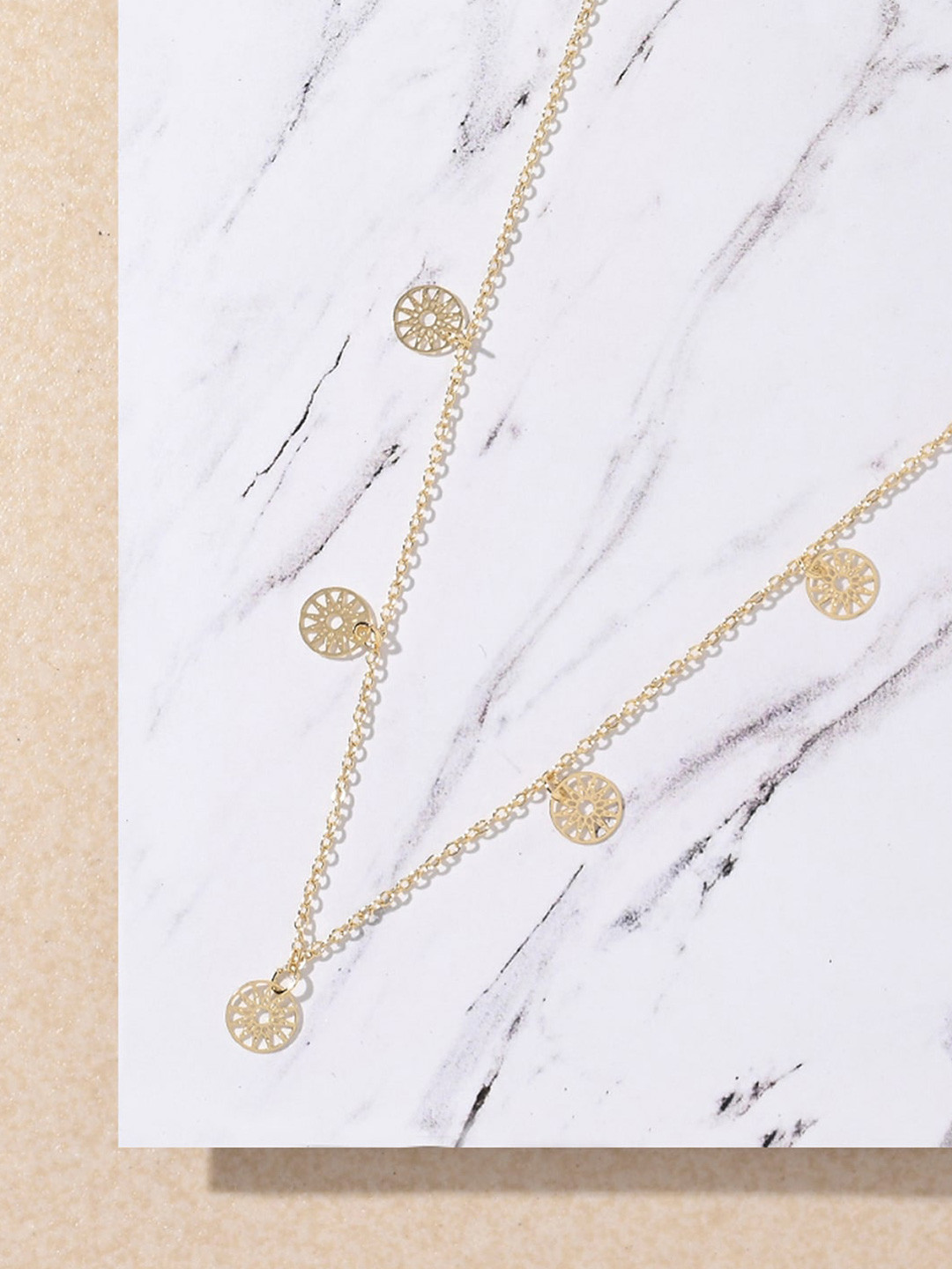 Accessorize Filigree Station Necklace