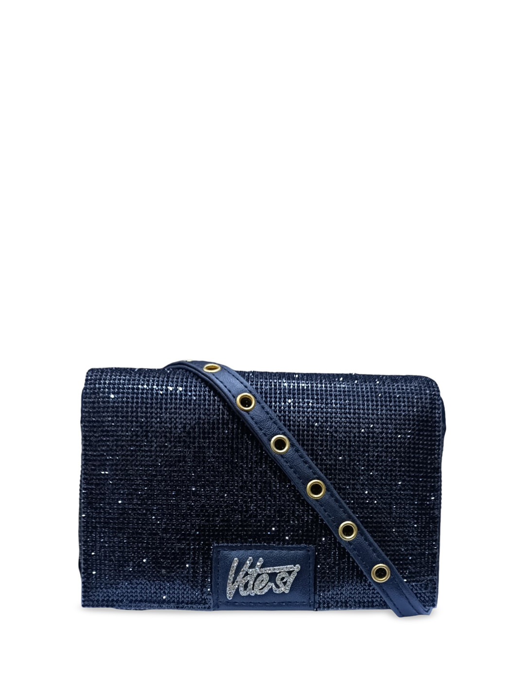 Vdesi Structured Embellished Flip Bag