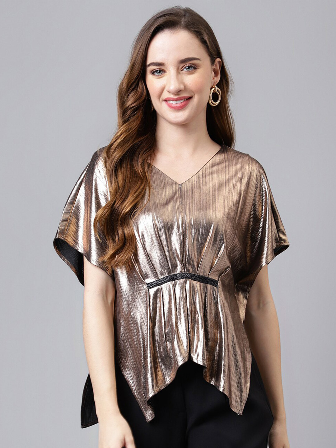 Latin Quarters Extended Sleeves Kaftan Top