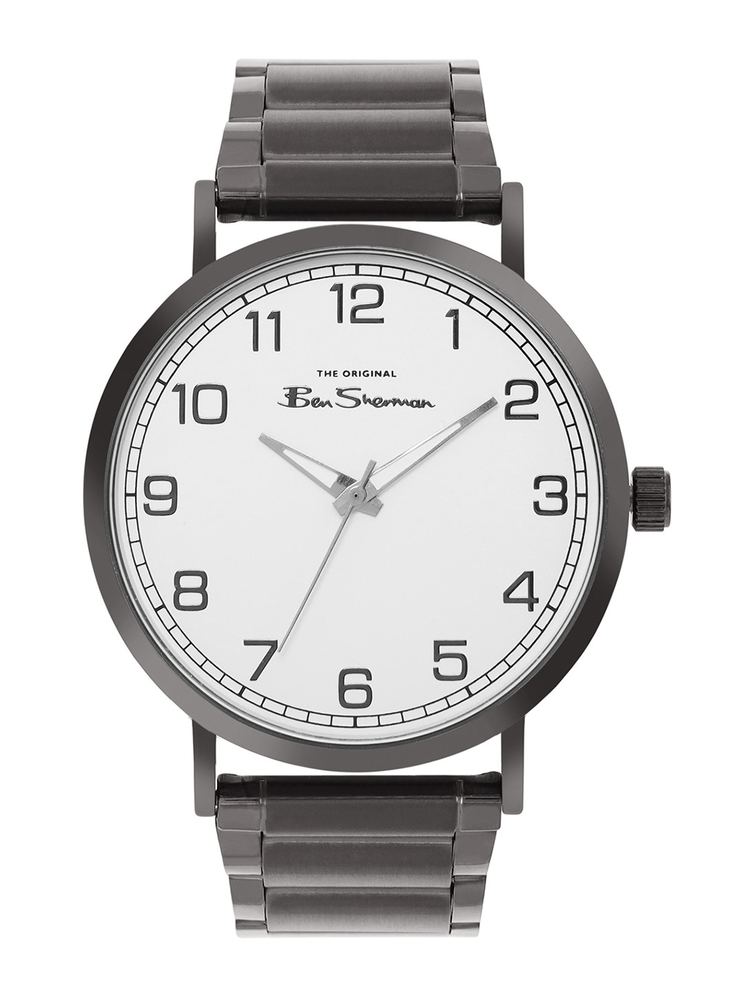 BEN SHERMAN Men Stainless Steel Bracelet Style Analogue Watch BS095WBM