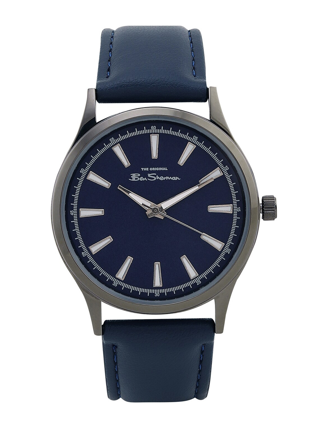 BEN SHERMAN Men Leather Analogue Watch BS090U