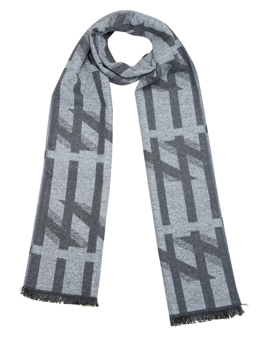 LOOM LEGACY Striped Acrylic Wool Muffler