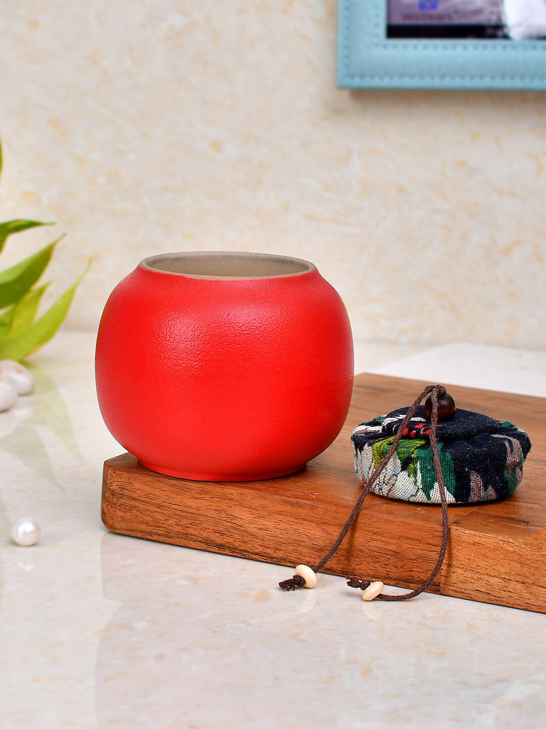 TAYHAA Handpoured Lid Scented 1 Wick Scented Ethnic Motifs Round Regular Jar Candles