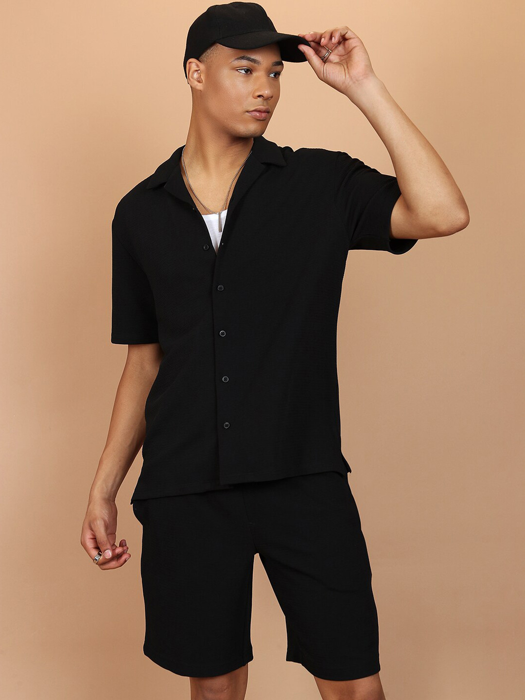 HIGHLANDER Textured Shirt & Shorts