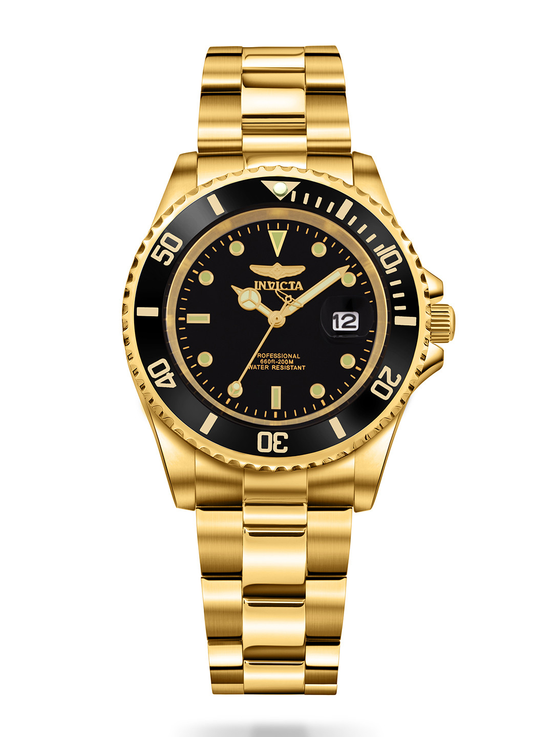 Invicta Men Embellished Dial & Stainless Steel Bracelet Style Straps Analogue Watch 26975