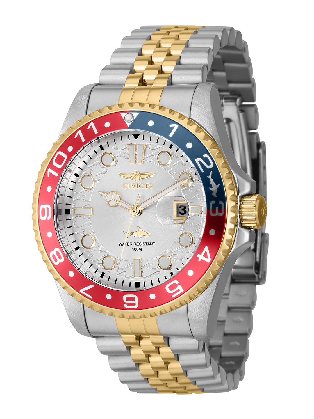 Invicta Unisex Stainless Steel Bracelet Style Straps Analogue Watch 40012