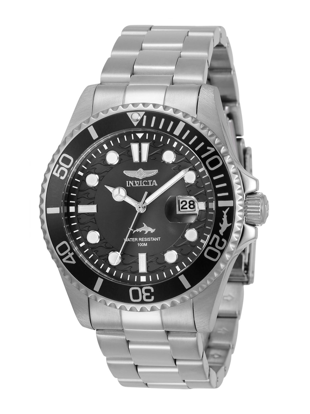 Invicta Unisex Dial & Stainless Steel Bracelet Style Straps Analogue Watch 30018