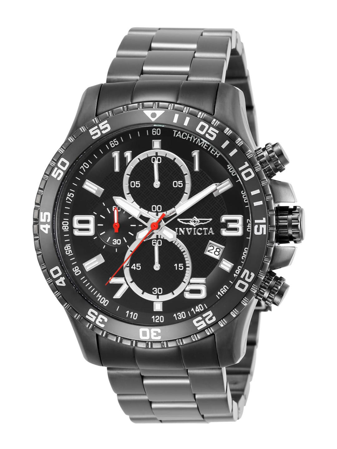 Invicta Men Specialty Chronograph Quartz Black Dial Analog Watch 14879