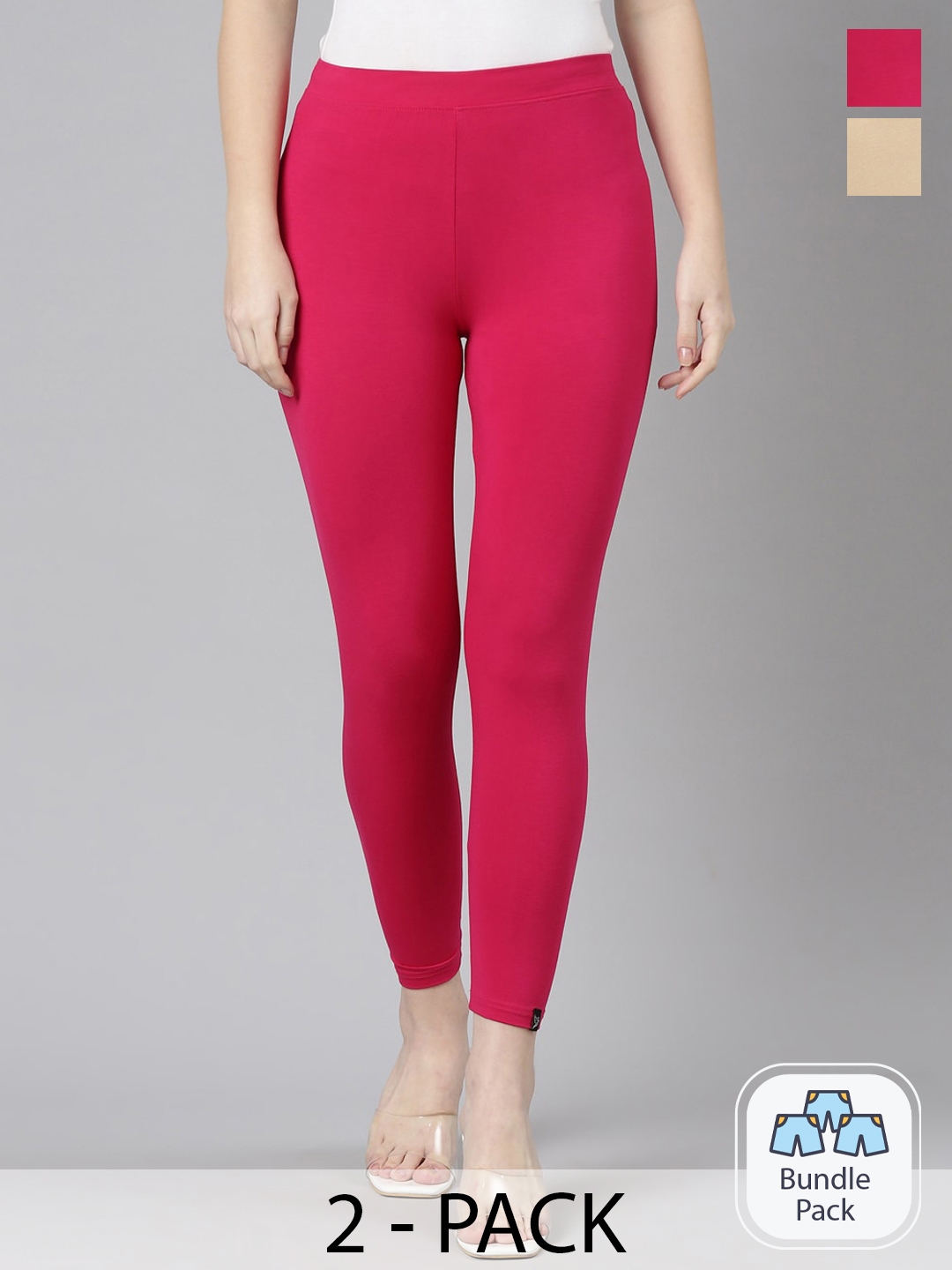 Mid Waist Cotton Lycra Ankle Length Leggings, Casual Wear, Skin Fit at Rs  300 in Hyderabad