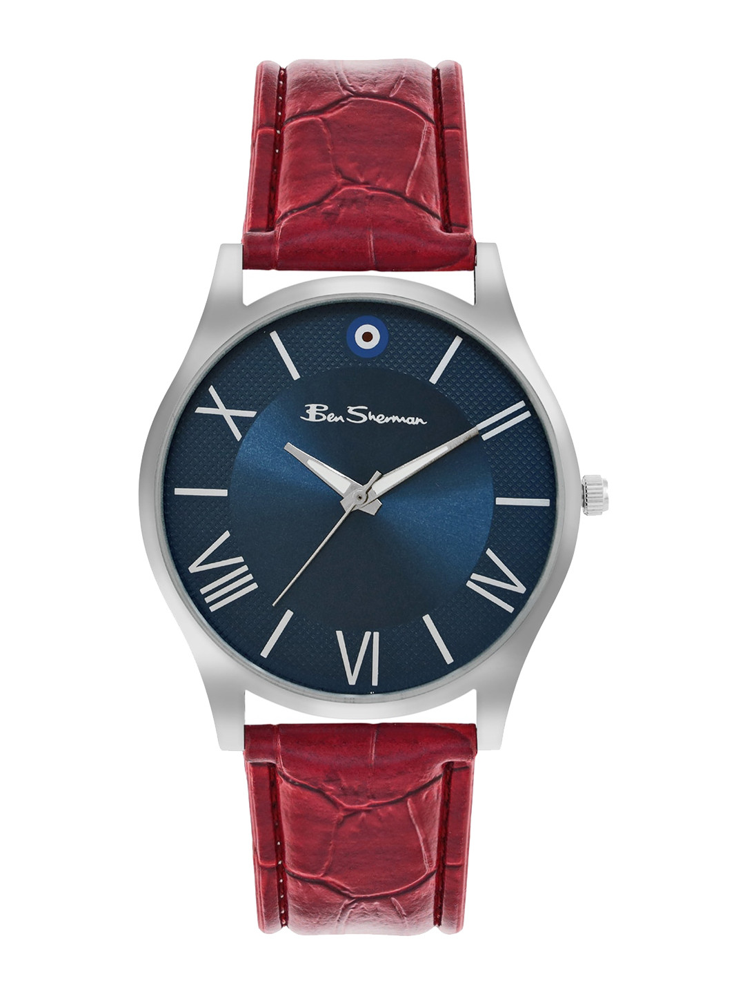 BEN SHERMAN Men Leather Analogue Watch BS102USBR