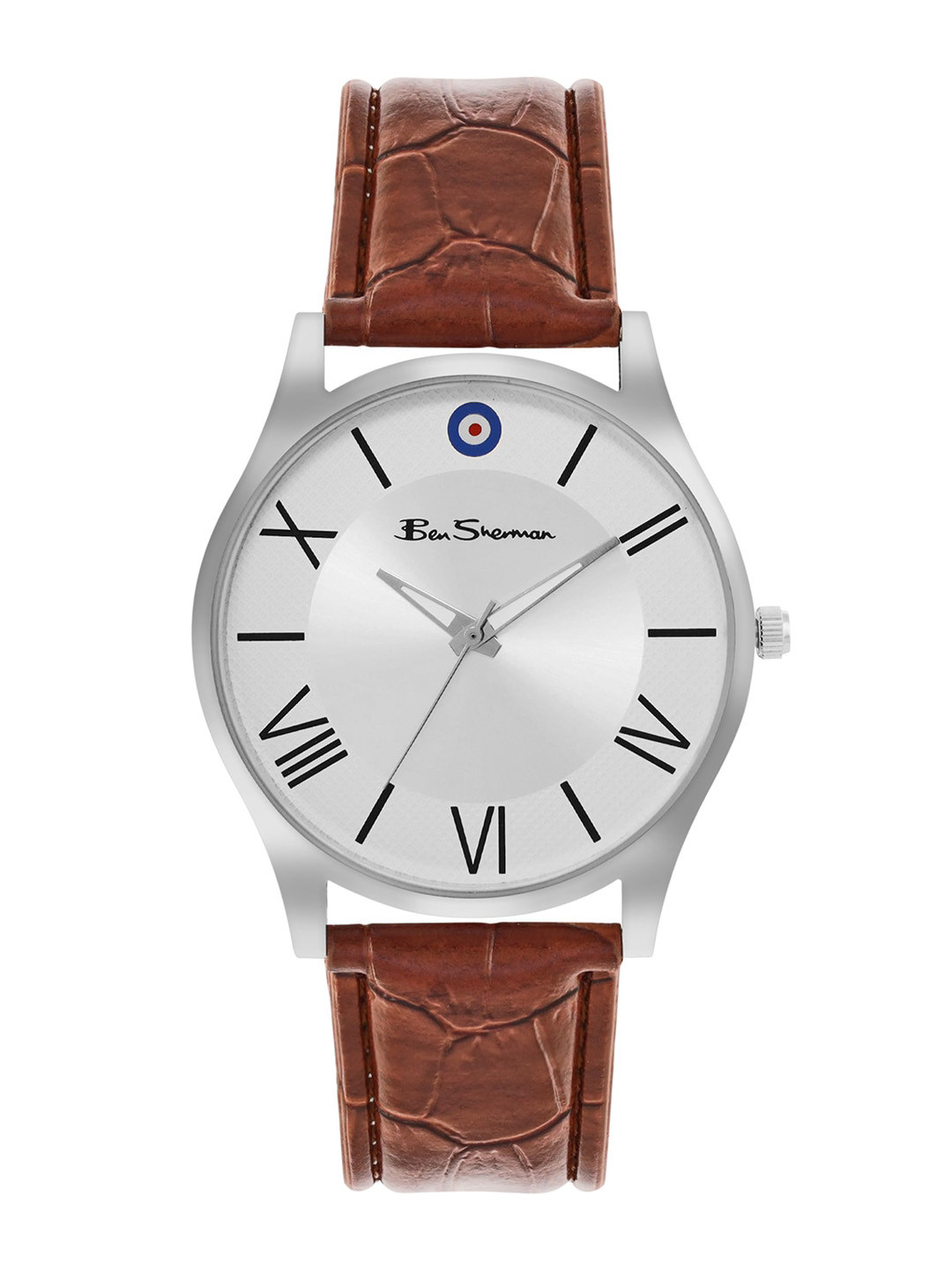 BEN SHERMAN Men Leather Straps Analogue Watch BS102BR