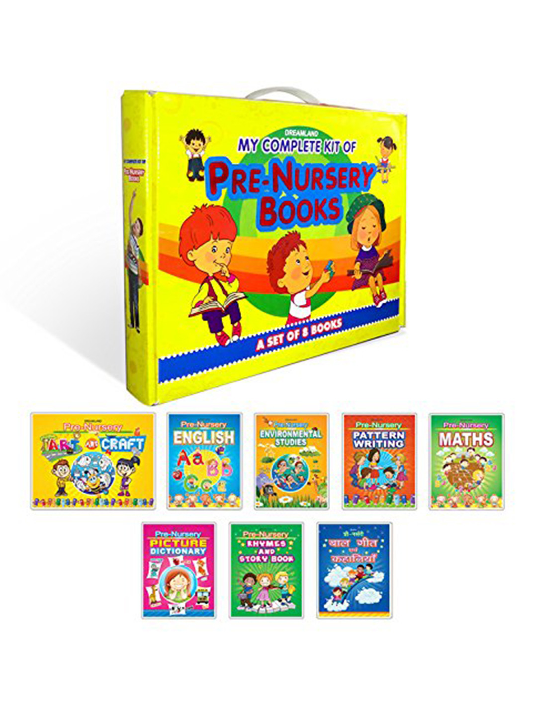 Dreamland Kids Set of 8 Complete Kit Of Pre-Nursery Books