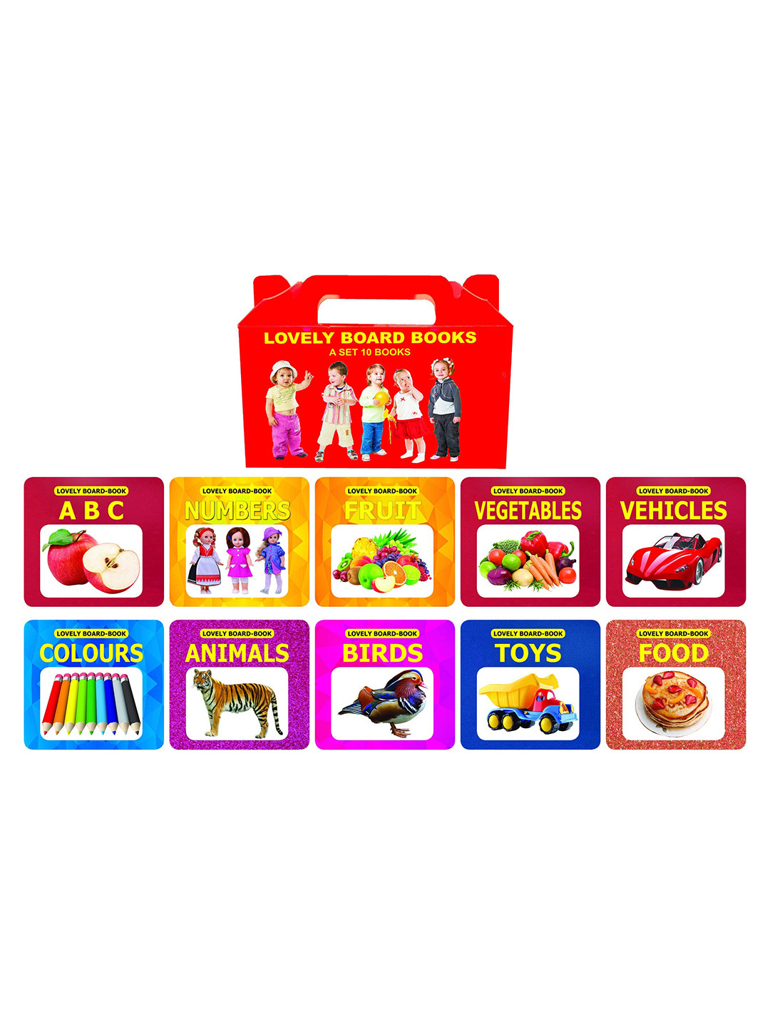 Dreamland Kids 10-Pcs Board Books Gift Pack
