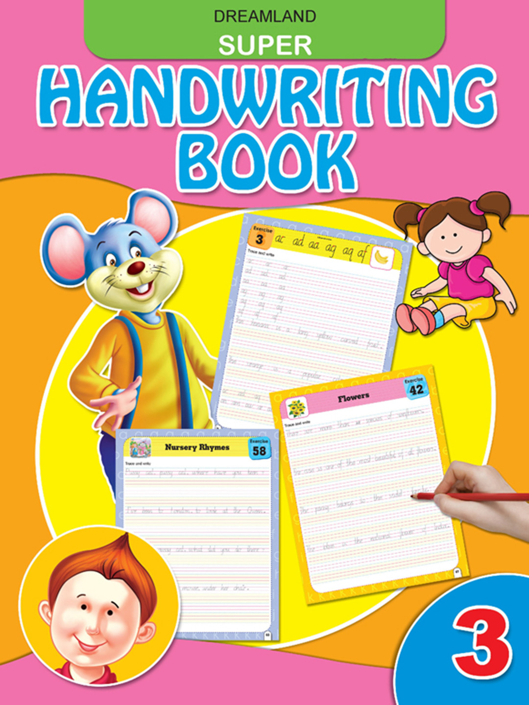 Dreamland Super Hand Writing Book Part - 3 Best Writing Book for Kid