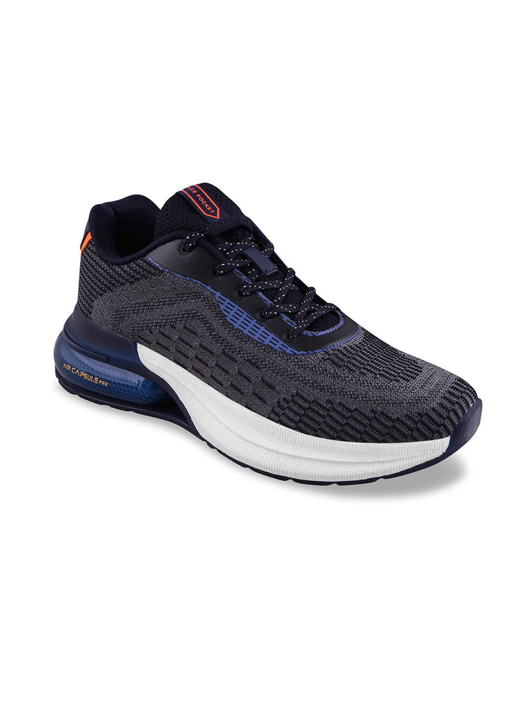 Campus Men CRUISER Navy Blue Textile Running Non-Marking Shoes