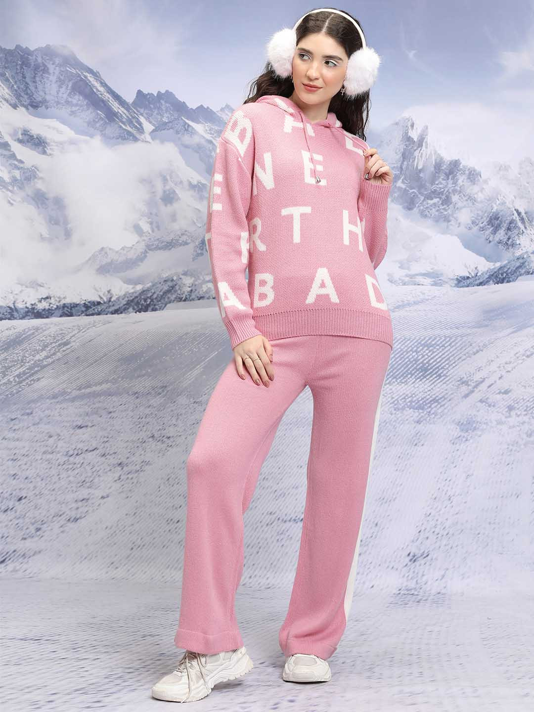 Tokyo Talkies Hooded Sweater And Pants Co-Ords