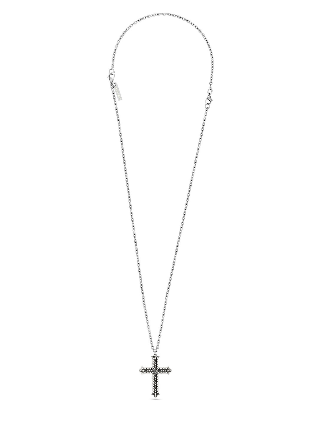Police Geometric Pendant With Chain