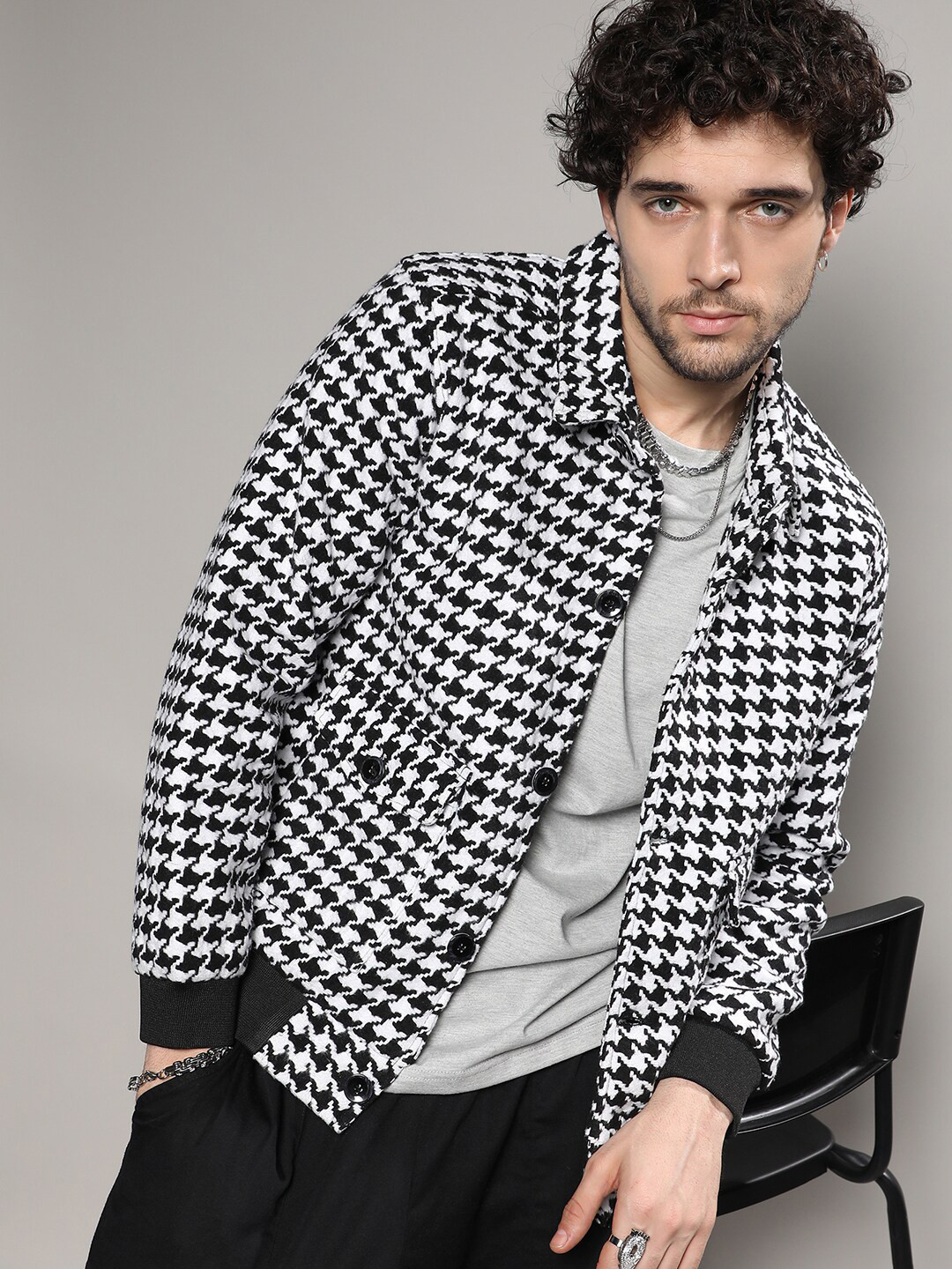 CAHOOT Checked Windcheater Outdoor Biker Jacket