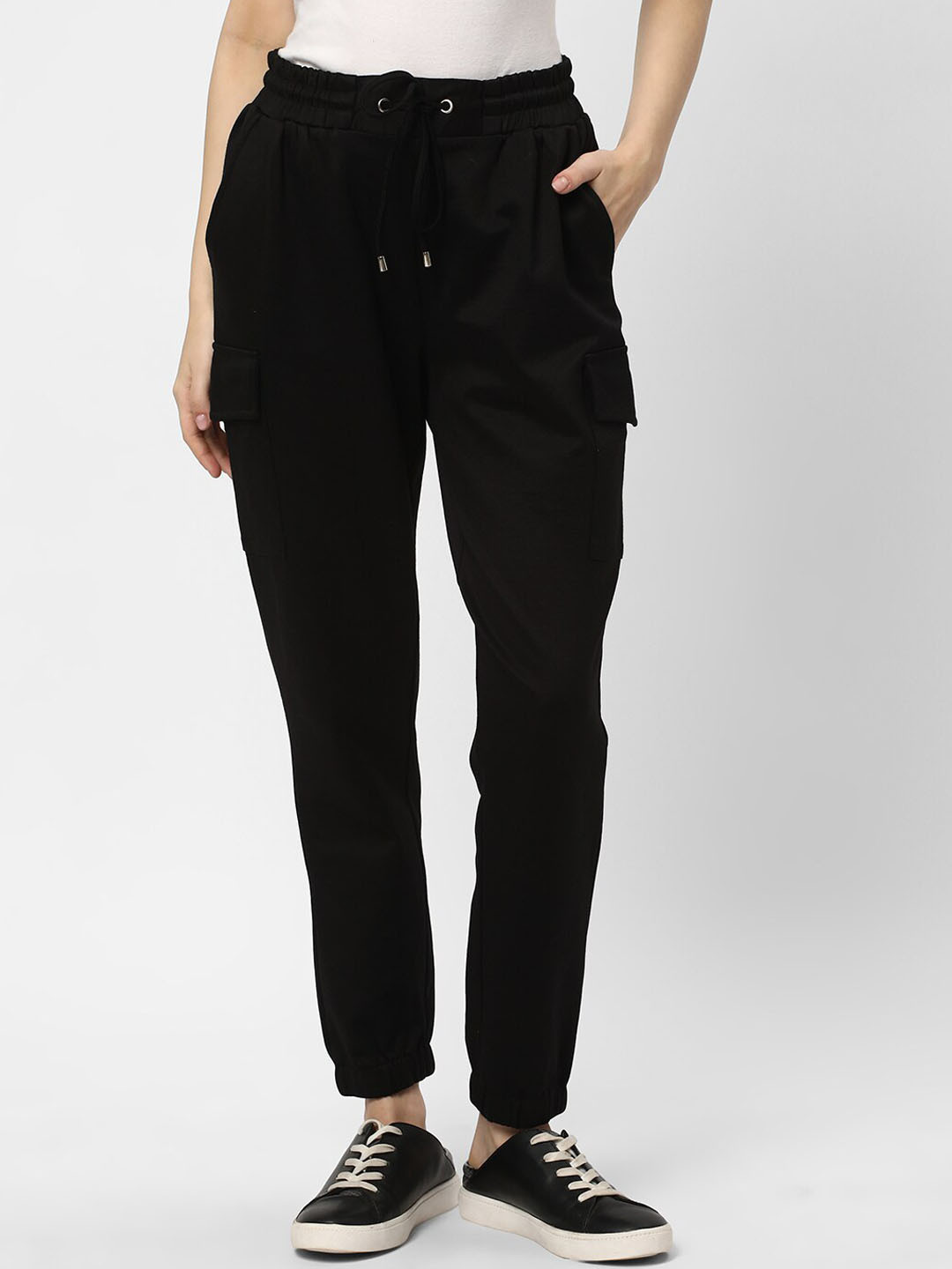 R&B Women Mid Rise Cargo Joggers