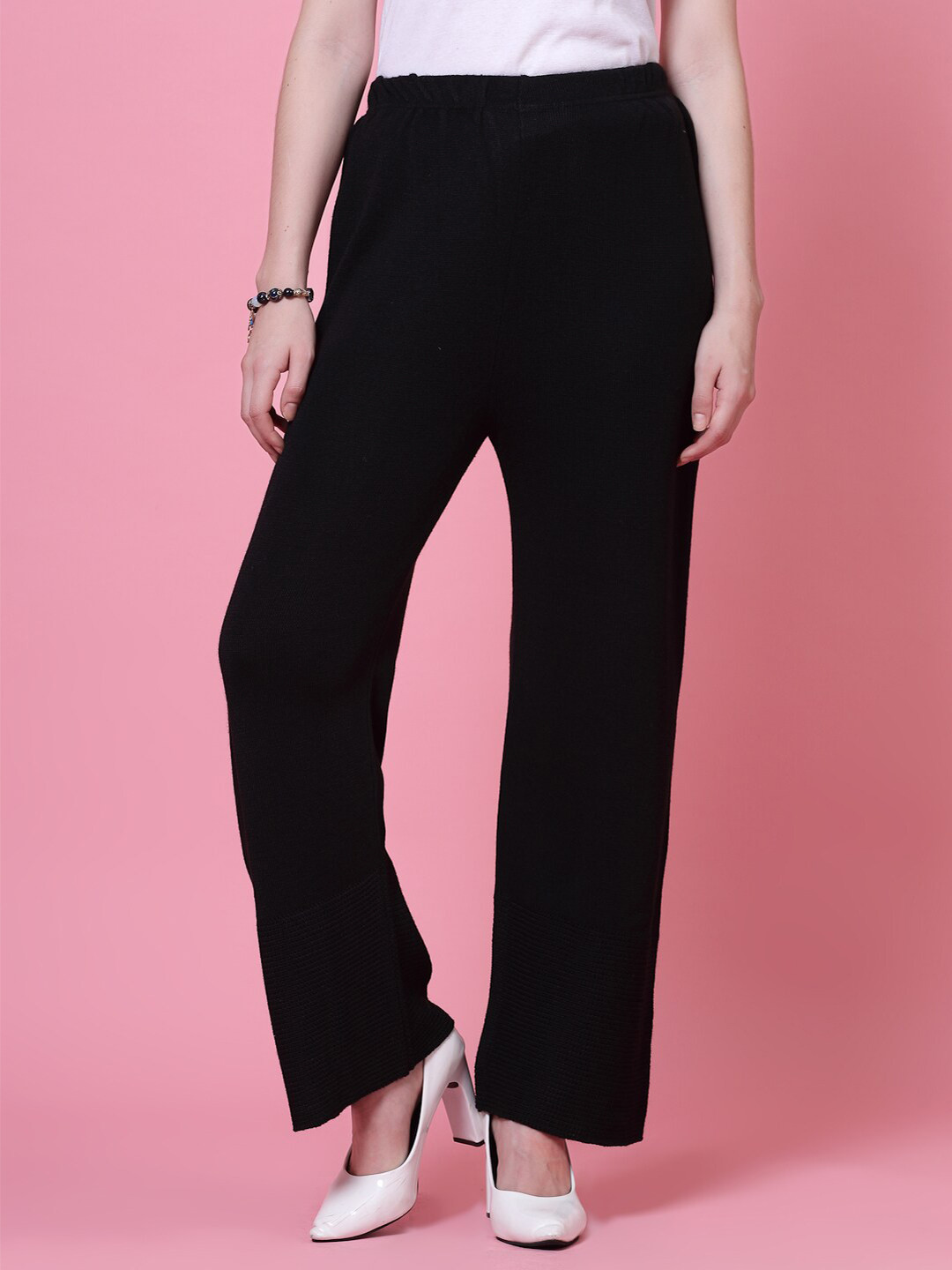 Clora Creation Straight Fit Acrylic Palazzos