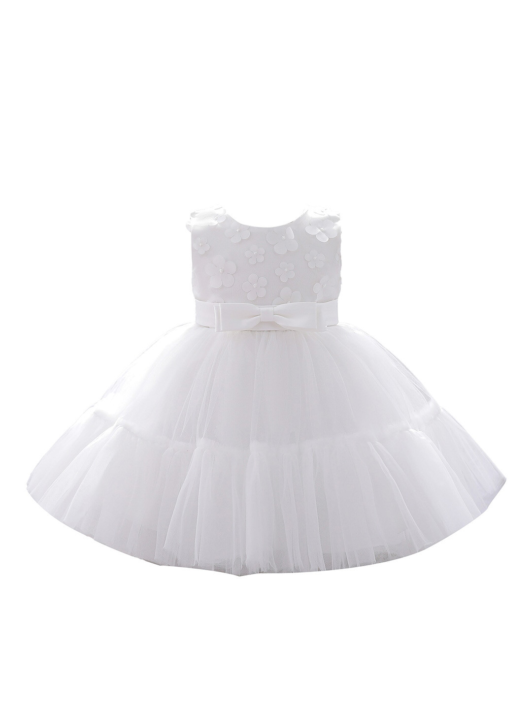 StyleCast White & plein air Fit & Flare Dress