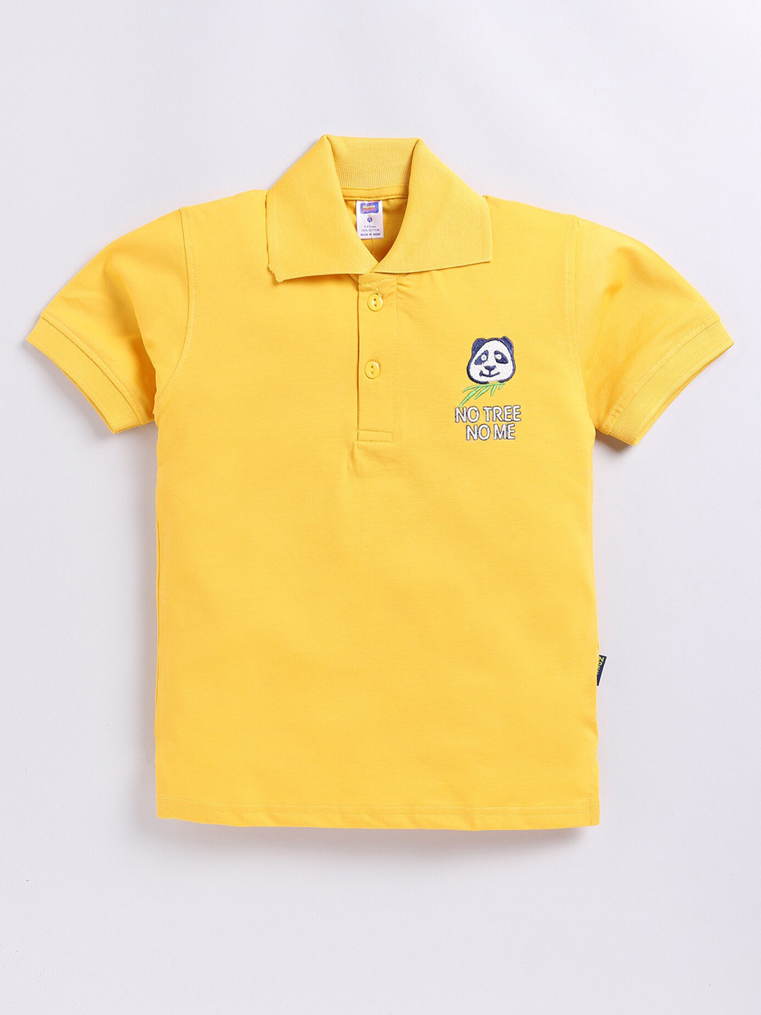 Nottie Planet Boys Graphic Embroidered Detail Polo Collar T-shirt
