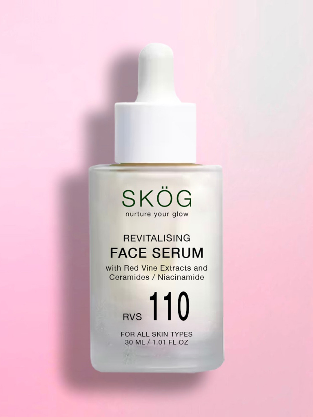 SKOG Revitalising Face Serum With Red Vine Extract - 30ml