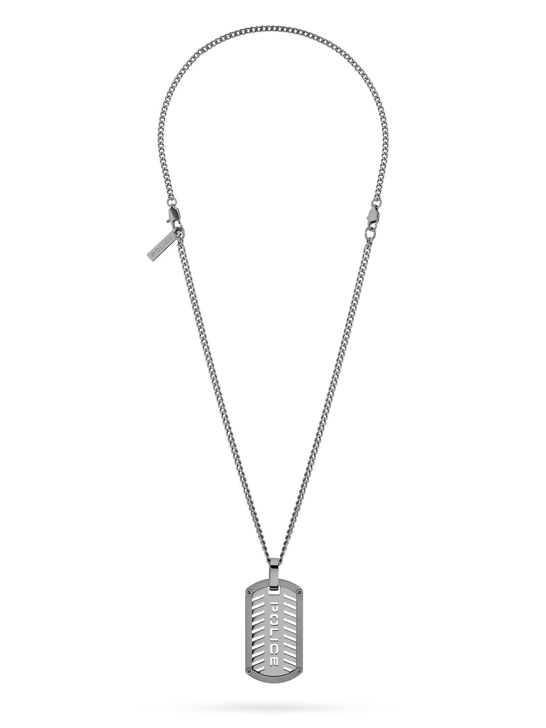 Police Lattitude Stainless Steel Pendant Chain