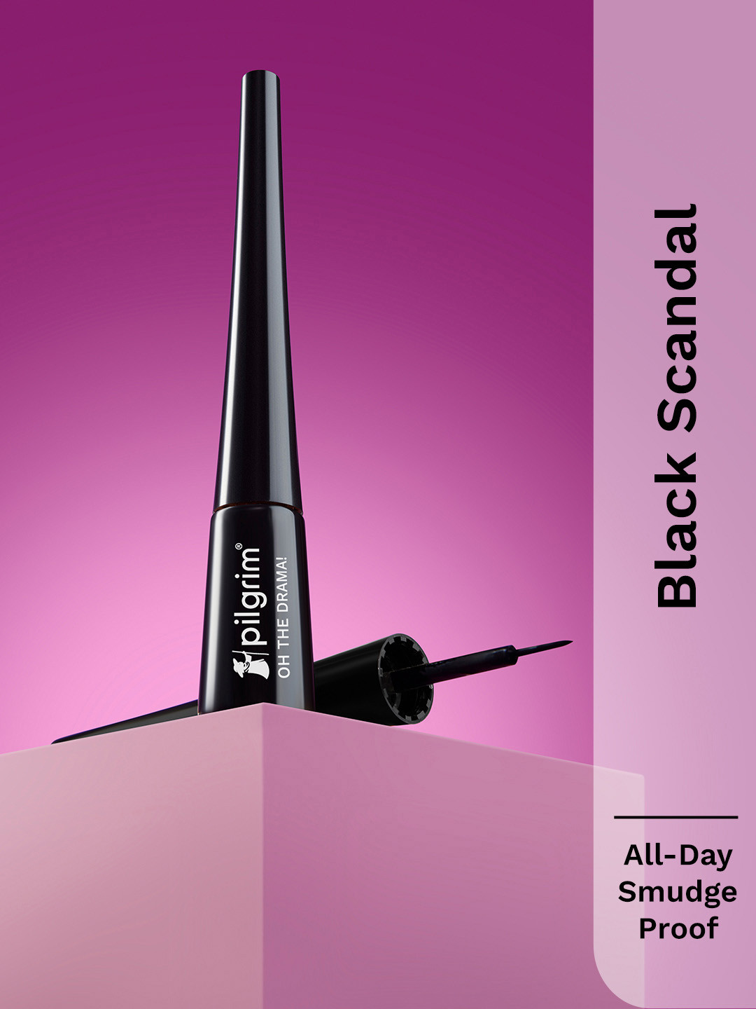 Pilgrim Oh The Drama Long Lasting Intense Eyeliner - 3.5ml - Black Scandal 01