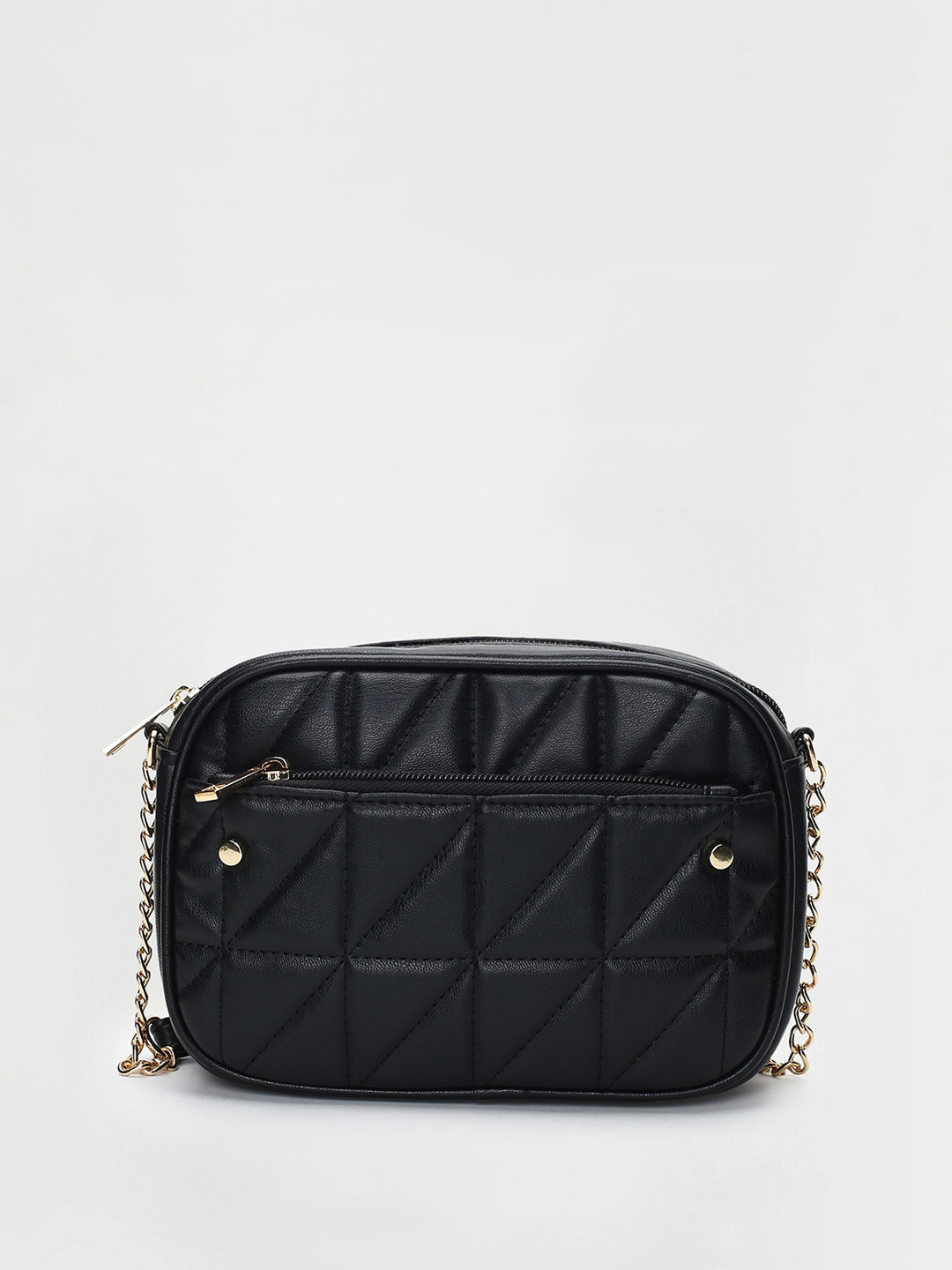 max Structured Sling Bag With Quilted