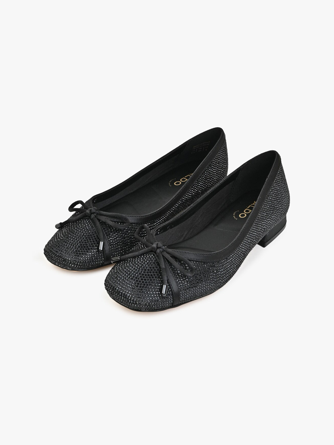 ALDO GIBBSI Embellished Bow Detail Ballerinas