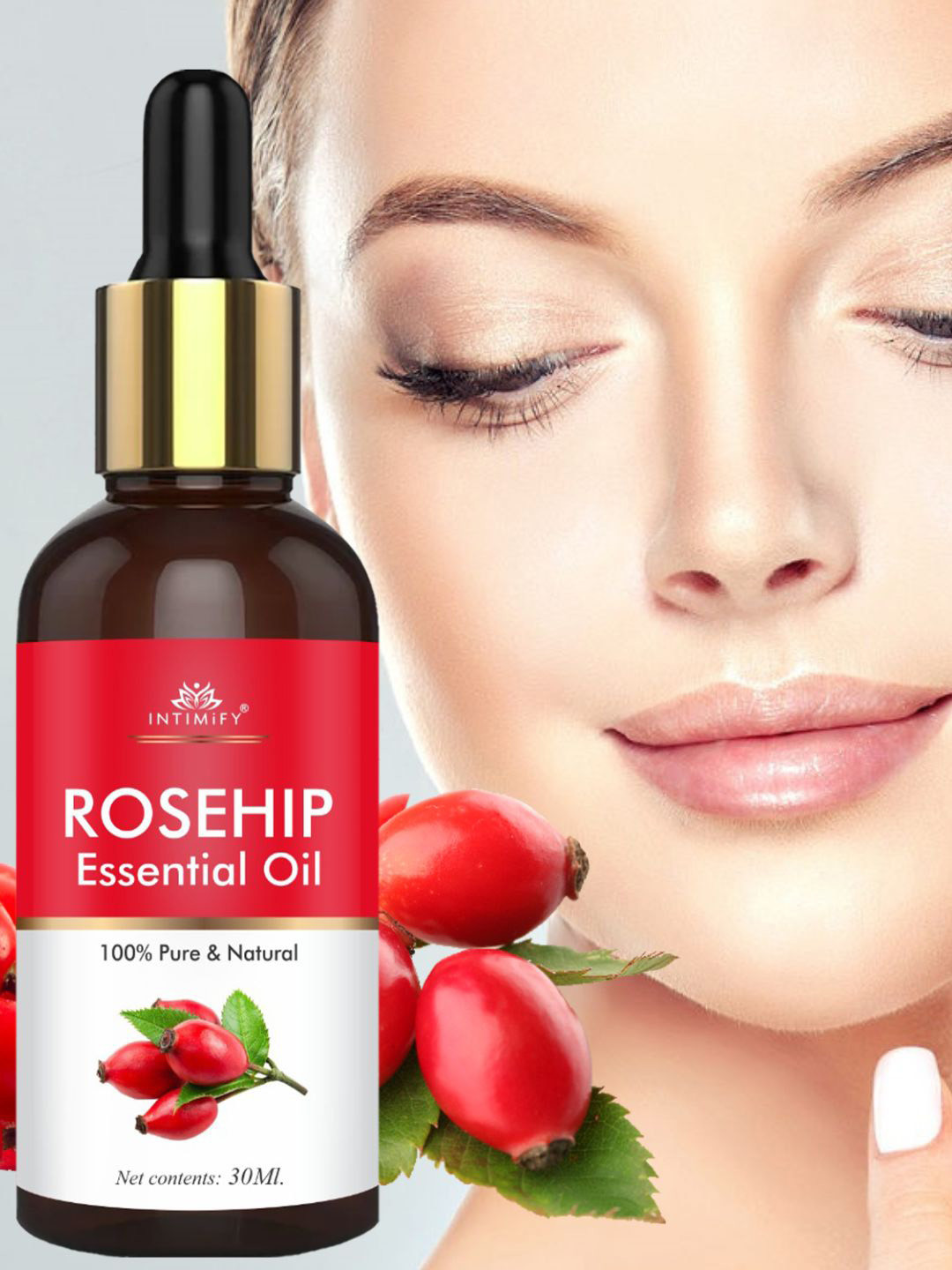 INTIMIFY Pure & Natural Rosehip Oil - 30ml