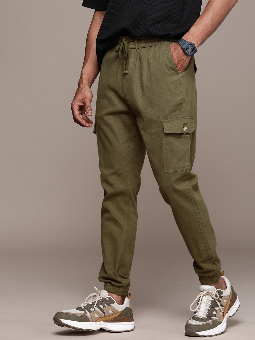 Wrogn cargo pants new arrivals